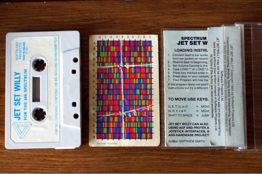Jet Set Willy Sinclair ZX Spectrum 48k cassette game